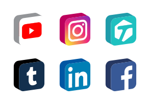 294x203 Social Media Icons