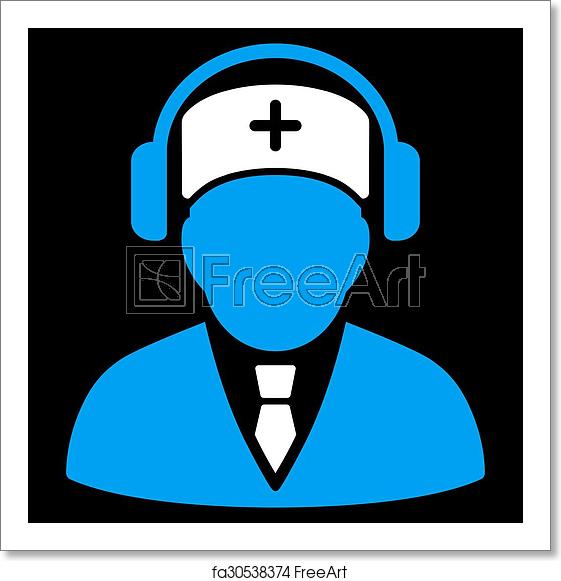 561x581 Free Art Print Of Medical Call Center Icon Medical Call Center