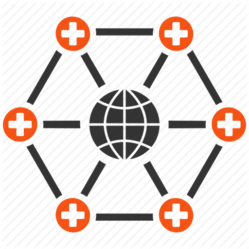 512x512 Earth, Global Links, Hospital, Internet, Medical Network, Medicine