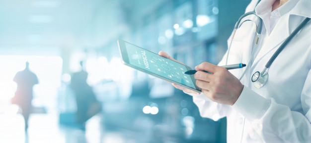 626x289 Medicine Doctor And Stethoscope Touching Icon Medical Network