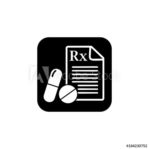 500x500 Medical Prescription And Tablets Icon Medicine Icon Element
