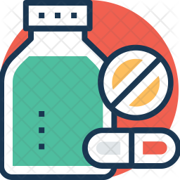 256x256 Medicine Icon Of Colored Outline Style