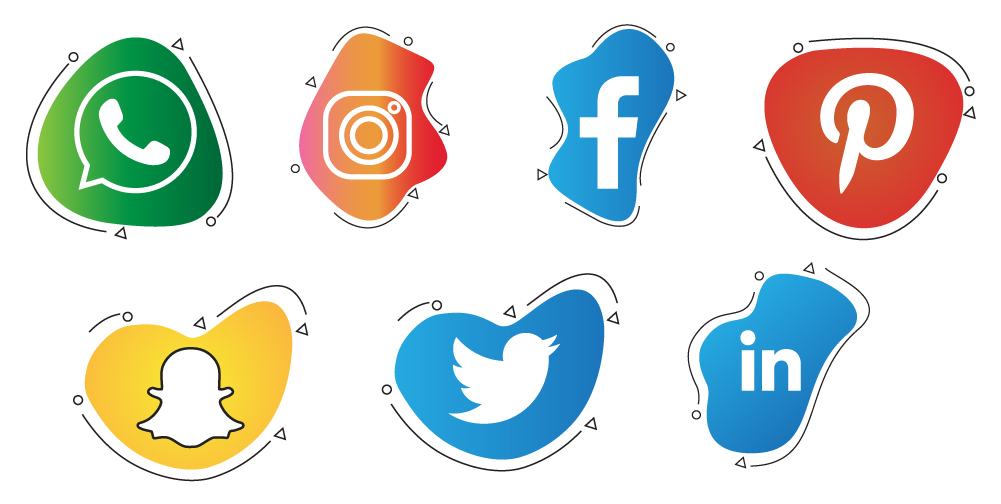 1001x504 Memphis Abstract Banner Ribbons Free Vector Download