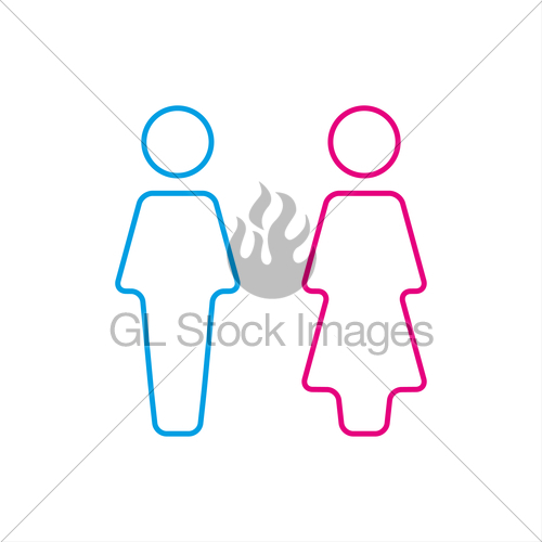 500x500 Wc Icon, Toilet Icon, Men And Women Sign For Restroom, Ve Gl