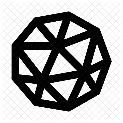 512x512 Mesh Icon Of Line Style