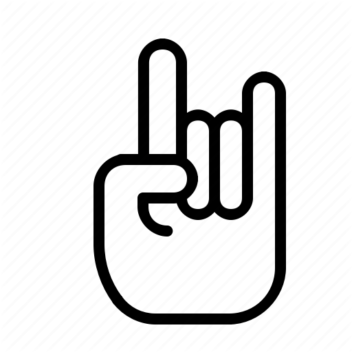 512x512 Gesture, Hand, Interaction, Metal Icon