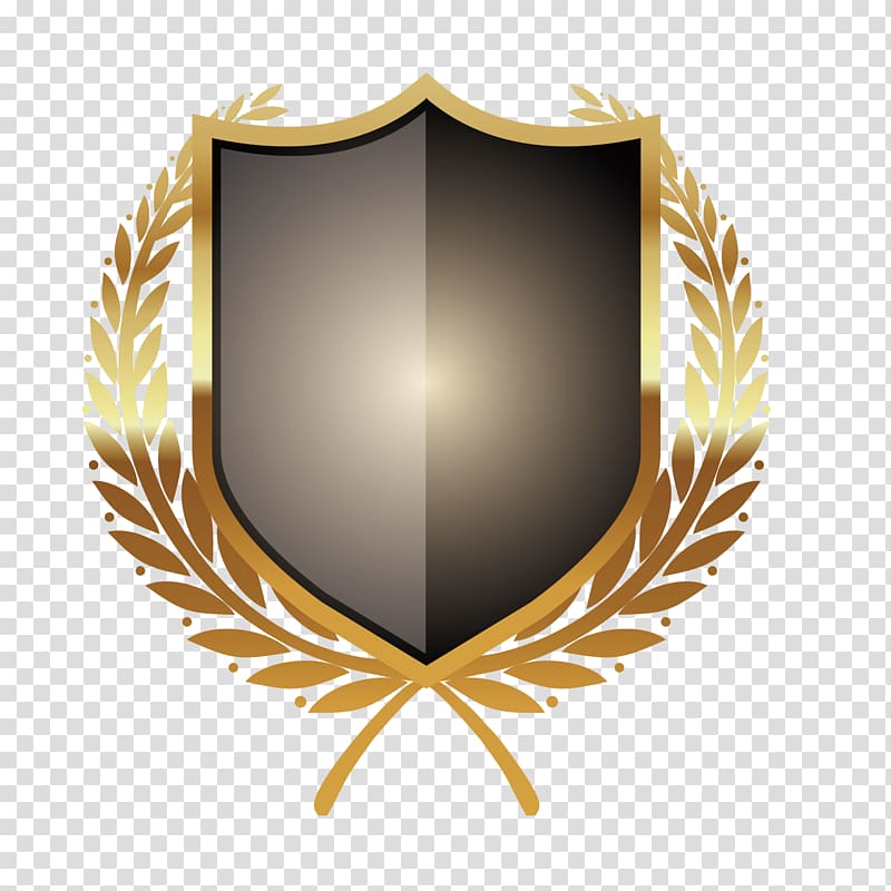 800x800 Black And Brown Shield Illustration, Badge Icon, Metal Shield +