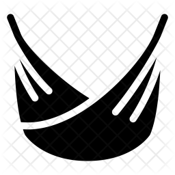 256x256 Mexican Hammock Icon Of Glyph Style