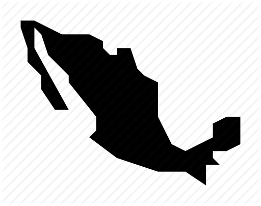 512x404 Map, Mexico Icon
