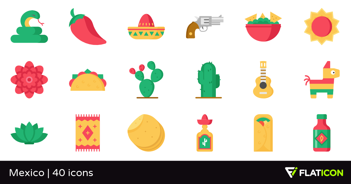 1200x630 Mexico Free Icons