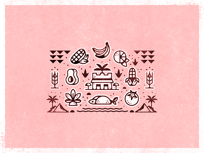 800x600 Mexico Icons In Textline Icon Design, Graphic Design