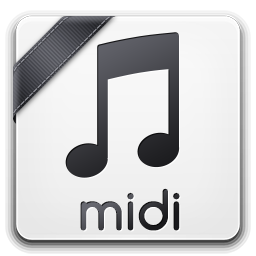 256x256 Midi Icon Basic Filetypes Iconset