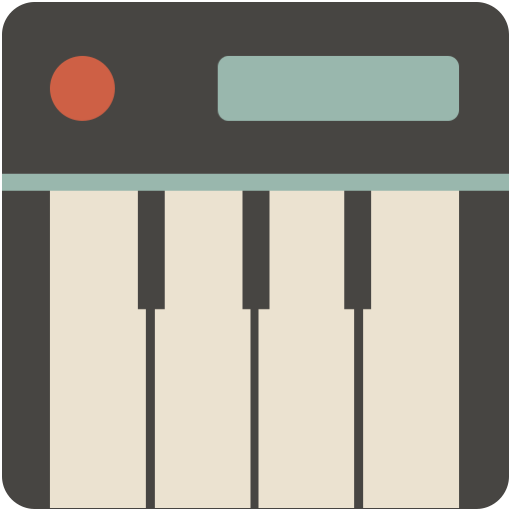 512x512 Midi Icon Flat Retro Modern Iconset Grafikartes