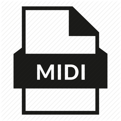 512x512 Audio File, Document, Midi File, Music, Saved Song, Sound Icon