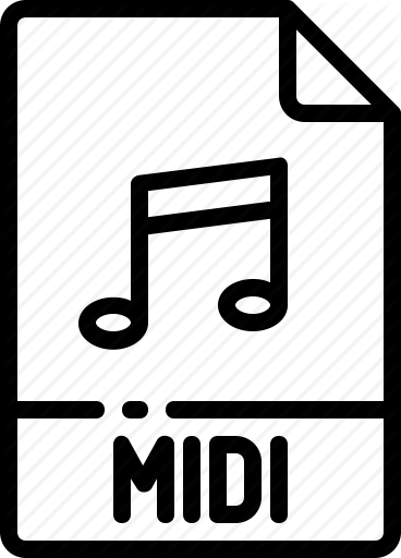 368x512 Extension, File, Format, Midi, Name, Type Icon