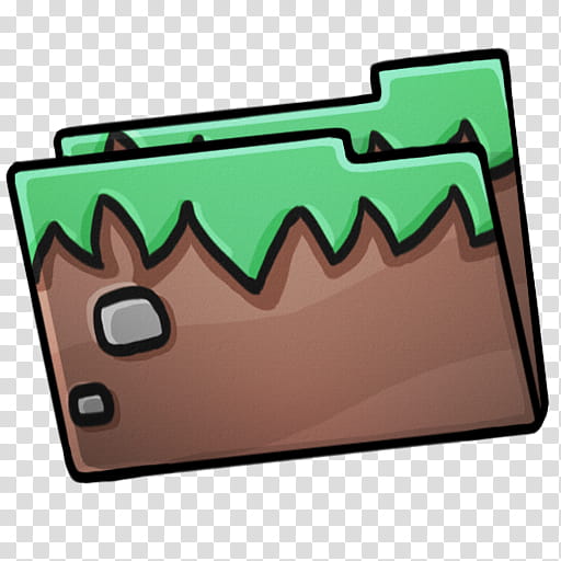 512x512 Minecraft Icon Folder Grass, Brown And Green Folder Icon