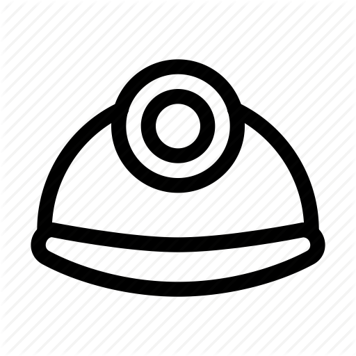 512x512 Helmet, Industry, Line Icon, Mining, Protect, Safe Icon
