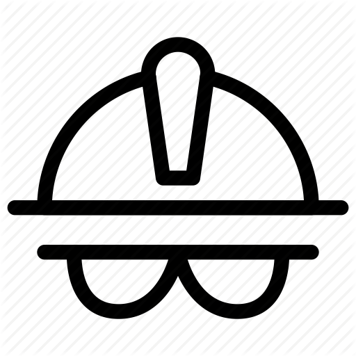 512x512 Helmet, Industry, Line Icon, Mining, Protection, Safe Icon