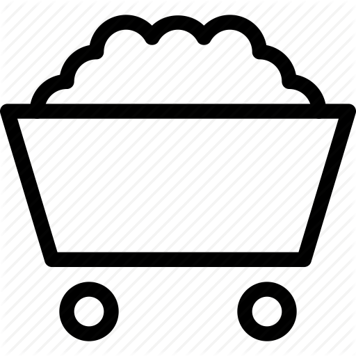 512x512 Industry, Line Icon, Mining, Rail, Railcar, Railway Icon