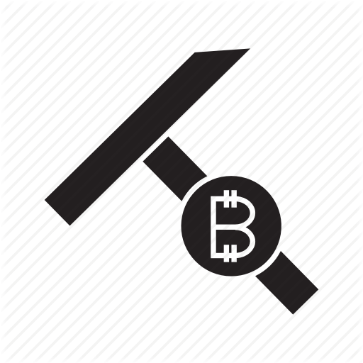 512x512 Bitcoin Mining Icon
