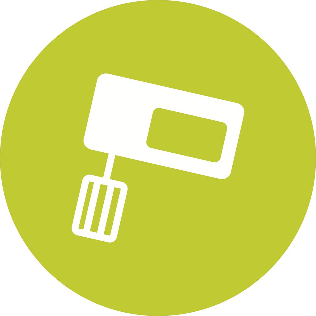 1024x1024 Mixing Machine Flat Round Icon