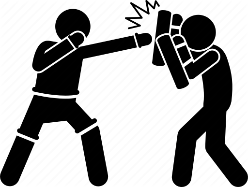 512x387 Fighter, Mma, Punch, Punching, Shield, Trainer, Training Icon