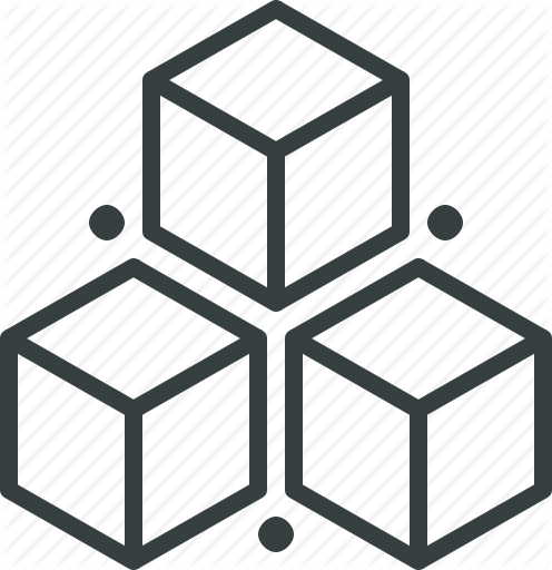 496x512 Cubes, Material, Model, Object, Objects, Preparation, Three