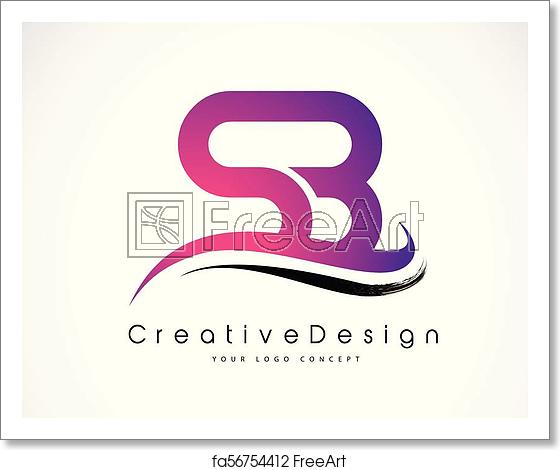 560x470 Free Art Print Of Sb S B Letter Logo Design Creative Icon Modern