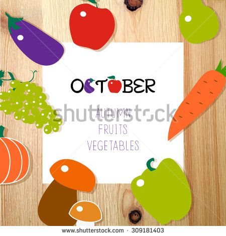 450x470 Template With Fruits And Vegetables Vector Icon Modern Flat