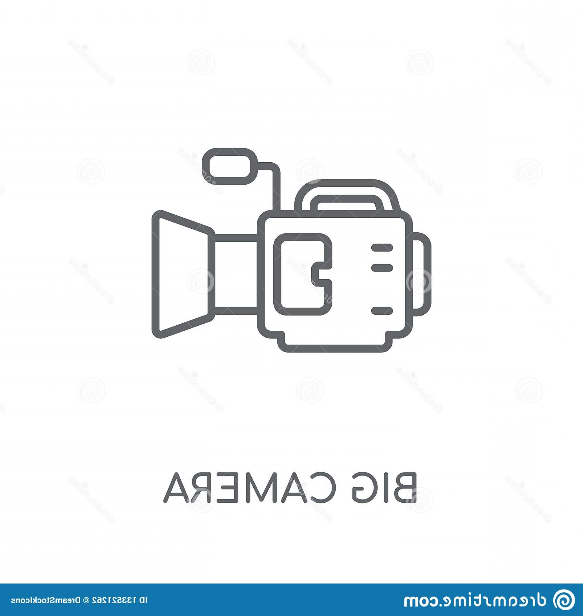 1920x2026 Camera Outline Vector Decal Catamart