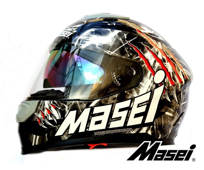 800x667 Masei Black Red Monster Full Face Motorcycle Jacket Hjc Icon