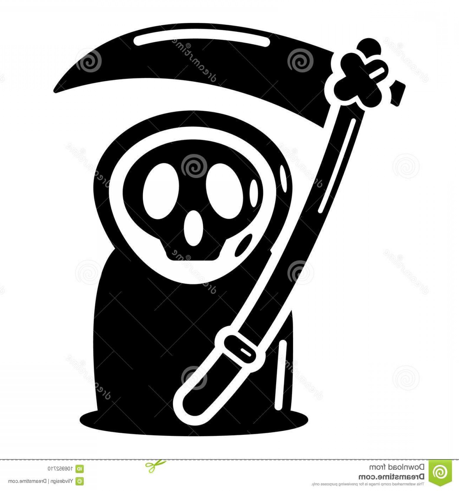 1560x1668 Grim Reaper Icon Simple Illustration Grim Reaper Vector Icon Web