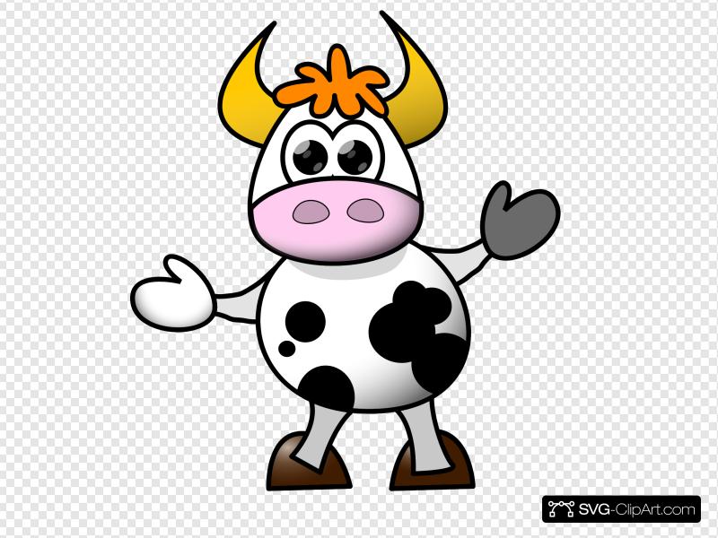 800x600 Moo The Cow Clip Art, Icon