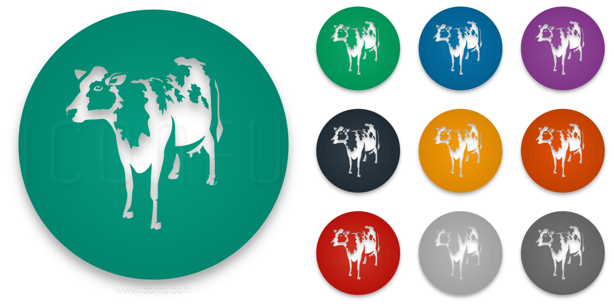 1200x600 Cow Icon