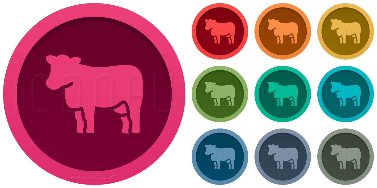 1200x600 Cow Icon