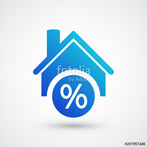 500x500 Home Loan Icon Mortgage Sign Icon Real Estate Symbol Bank Loans