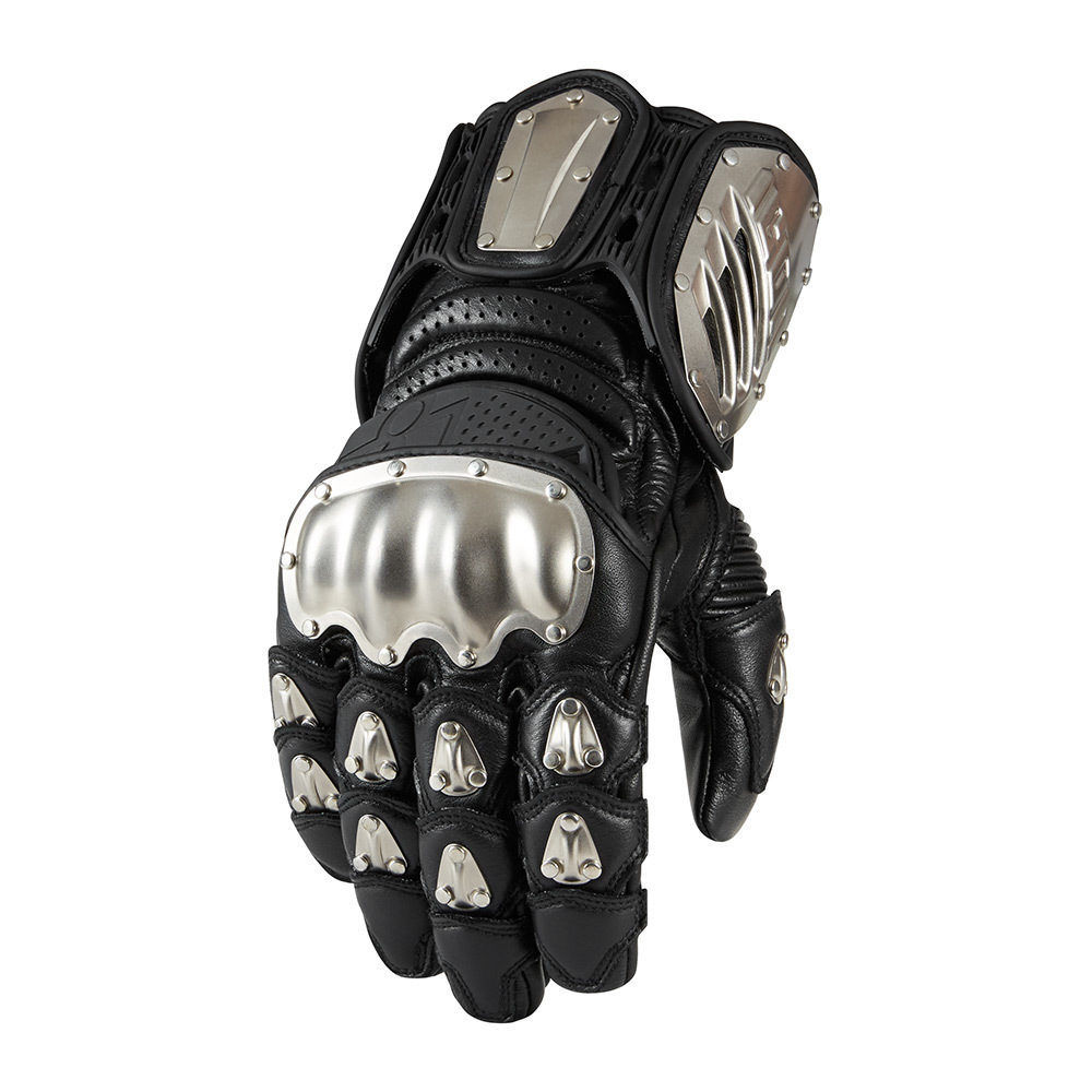 1000x1000 Icon Timax Long Leather Motorcycle Gloves