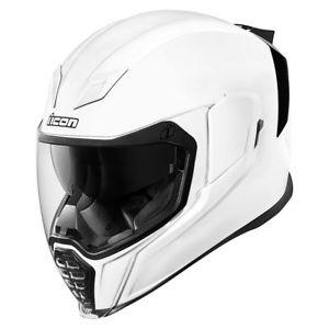 300x300 Icon Airflite Gloss White Full Face Motorcycle Motorbike Bike