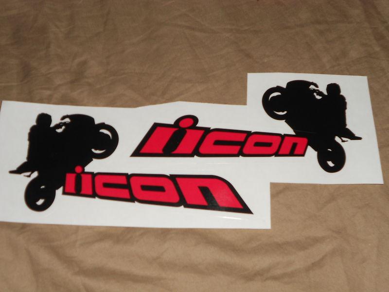 800x600 Purchase Icon Moto Wheelie Logo Stickers Motorcycle Brand New