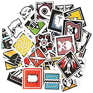 300x300 Pcs Rainbow Six Stickers Seige Operators Icon