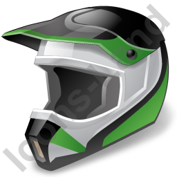 256x256 Moto Racing Motocross Helmet Icon, Icons