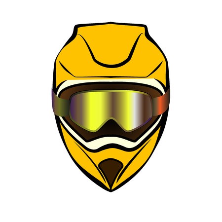 450x450 Motocross Extreme Helmet Icon Color Motorcycle Vector