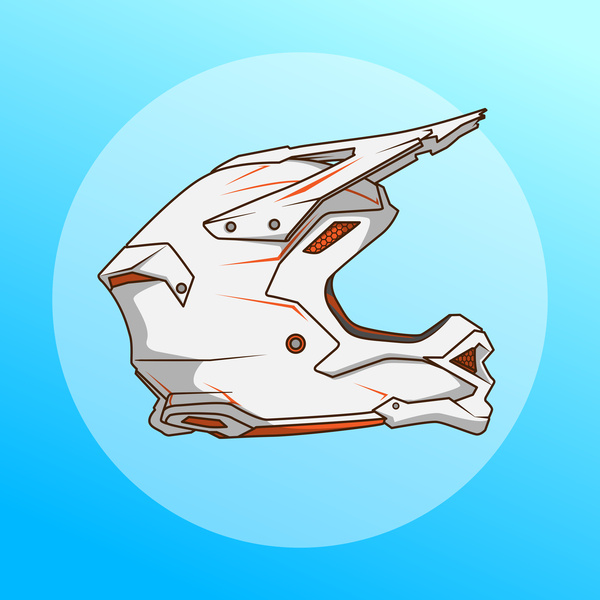 600x600 Motocross Helmet