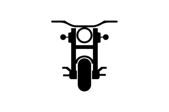 580x386 Motorbike Monochrome Icon Graphic