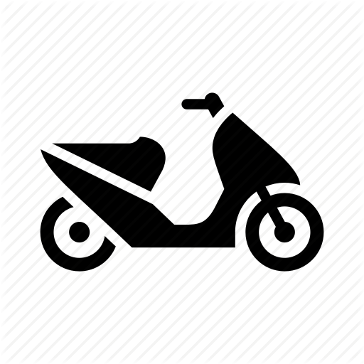 512x512 Bike, Delivery, Moped, Motorbike, Motorcycle, Scooter Icon