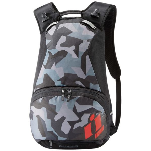 600x600 Icon Leather Vests Sale, Icon Stronghold Red Grey Adult, Icon