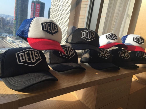 600x450 Deu Ex Machina Bayland Trucker Napback Cap Black Motorcycle Me H