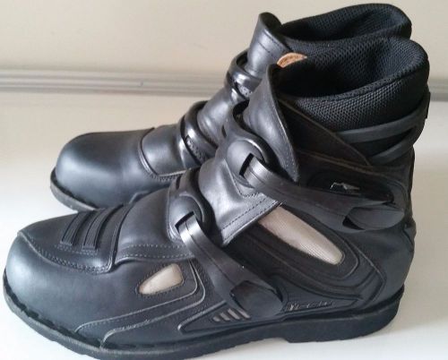 500x402 Find Men's Icon Motorhead Stealth Black Leather Motorcycle Riding