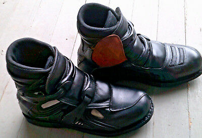 400x275 Icon Motorhead Boots Motorcycle Atv Safety Sport Black Leather