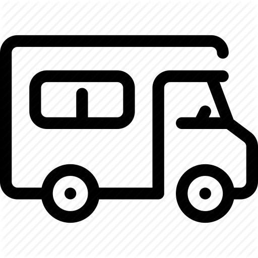 512x512 Camping, Caravan, Dwelling, Motorhome, Transport, Travel Icon